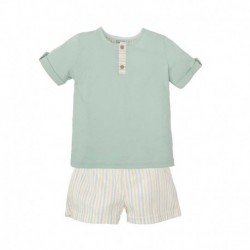 PIJAMA DOS PIEZAS BABIDU 72289 LAVANDA