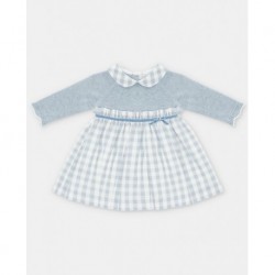 VESTIDO JESUSITO MARTIN ARANDA 047-31243+012-21243 CIEL