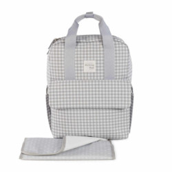 BOLSO-MOCHILA WALKING MUM 1120800080 I LOVE VICHY GREY
