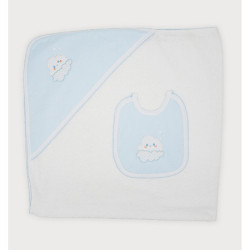 CAPA DE BAÑO SARDON 26HA-318 NUBES + BABERO