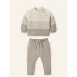 CONJUNTO 2 PIEZAS PUNTO MACILUSION 9816 ABETOS NECTAR