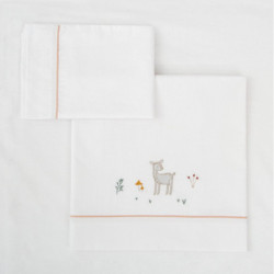 JUEGO SABANAS CUNA BIMBIDREAMS 003615 DEER