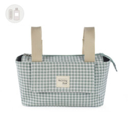 BOLSO ORGANIZADOR WALKING MUM 36263 I LOVE VICHY VERDE