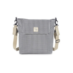 BOLSO PANERA WALKING MUM 1120800445 I LOVE VICHY NEGRO