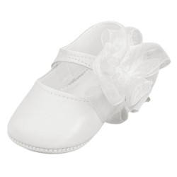 ZAPATITOS CUQUITO 7879 NACAR LAZO