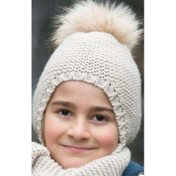 GORRO+BUFANDA JOSE LUIS NAVARRO 1923 PELO NATURAL