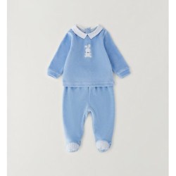 CONJUNTO POLAINA TERCIOPELO IDO H001