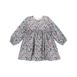 VESTIDO VESTIR INVIERNO TARTALETA B9012-B901 TURQUESA