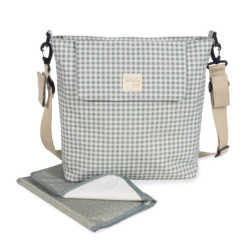 BOLSO PANERA WALKING MUM 36301 I LOVE VICHY VERDE