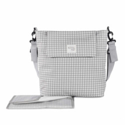 BOLSO PANERA WALKING MUM 1120800079 I LOVE VICHY GRIS