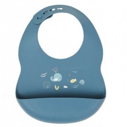 BABERO SILICONA NATTOU 876414 PRINTED BLUE