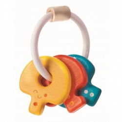 SONAJERO PLAN TOYS LLAVERO MADERA
