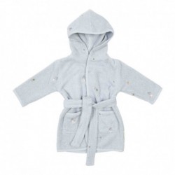 ALBORNOZ LITTLE DUTCH BORDADO AZUL DENIM