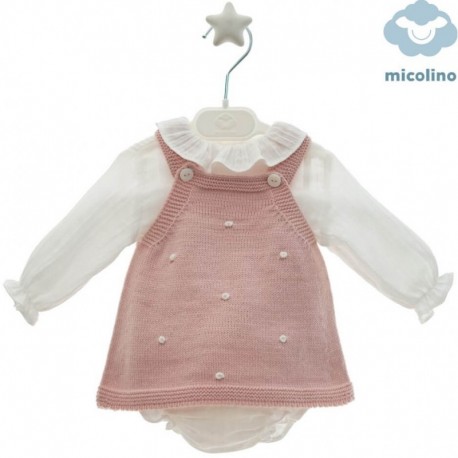 CONJUNTO VESTIR INVIERNO NIÑA MICOLINO 3016 CHISPITA