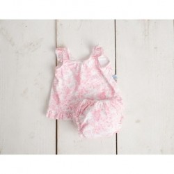 CONJUNTO BAÑO BAÑADORES LA PALA PL250710ROSA SAINT TROPEZ