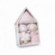 MANTA MINICUNA INTERBABY MANTA+PELUCHE+DOUDOU OSO