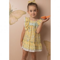 VESTIDO VESTIR VERANO BASMARTI 23771-1 AMBAR