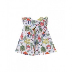 VESTIDO JESUSITO TARTALETA B4124V-B415 NINFA