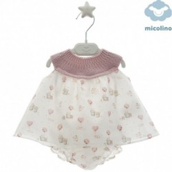 VESTIDO JESUSITO MICOLINO 0189 DENNISE