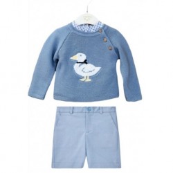 CONJUNTO VESTIR VERANO NIÑO VALENTINA SUN21
