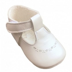 ZAPATITOS CUQUITO 7761 NACAR PICADO