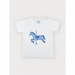 CAMISETA MANGA CORTA SARDON 23AP-909 LUNARES