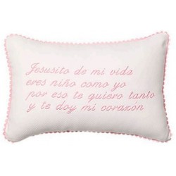 COJIN ORACIONES BORDADOS DOMÍNGUEZ JESUSITO DE MI VIDA