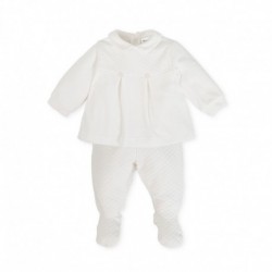 CONJUNTO POLAINA TERCIOPELO TUTTO PICCOLO 6494W23