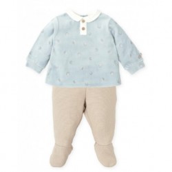 CONJUNTO POLAINA TERCIOPELO TUTTO PICCOLO 8481W24