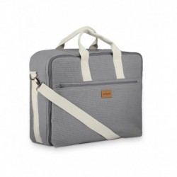 BOLSO MALETA PRAIA WAFFLE GRIS