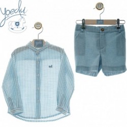 CONJUNTO VESTIR VERANO NIÑO YOEDU 1218-12 MEDIEVAL