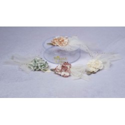 ADORNO MISHA BABY B7202 FLOR CON IMPERDIBLE