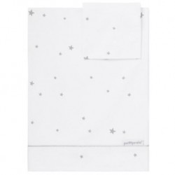 JUEGO SABANAS MINICUNA PRAIA TEDDY GRIS