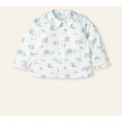 CAMISA MANGA LARGA MACILUSION 9902C CIELO INVERNAL