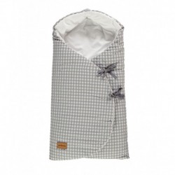 SACO CAPAZO INVIERNO PRAIA MIMO CHECKS GRIS