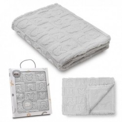 MANTA MINICUNA INTERBABY 00990 SHERPA CONEJITOS