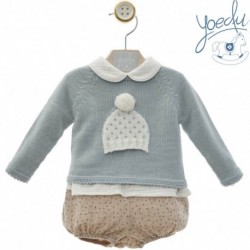 CONJUNTO VESTIR INVIERNO NIÑO YOEDU 0201-11 GORRITO