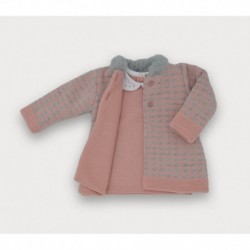 CONJUNTO VESTIR INVIERNO NIÑA SARDON O24MC-178 PATA DE GALLO