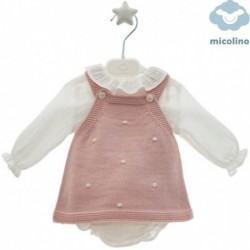 CONJUNTO VESTIR INVIERNO NIÑA MICOLINO 3016 CHISPITA