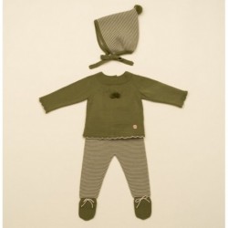 CONJUNTO POLAINA PUNTO GRANLEI 225-360 TOSTADO-ROSA