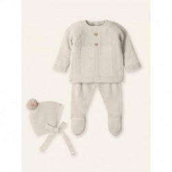 CONJUNTO POLAINA PUNTO MACILUSION 9803 CHECKS ARANDANO