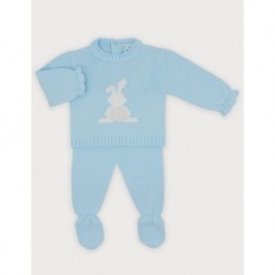 CONJUNTO POLAINA PUNTO SARDON O25VE-401 CONEJITO