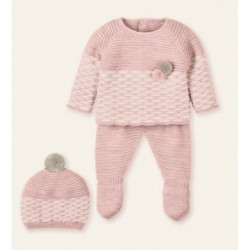 CONJUNTO POLAINA PUNTO MACILUSION 9804 POMPON MOON