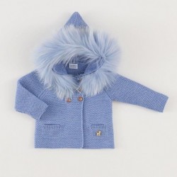 CHAQUETON PUNTO CARMEN TABERNER 232-050 PELO NATURAL