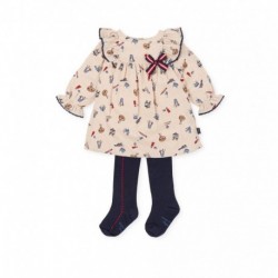 VESTIDO VESTIR INVIERNO TUTTO PICCOLO 6222W23