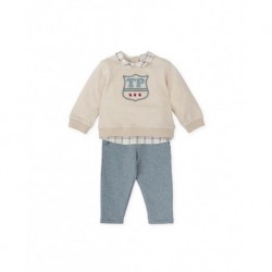 CONJUNTO SPORT INVIERNO NIÑO TUTTO PICCOLO 2705W25